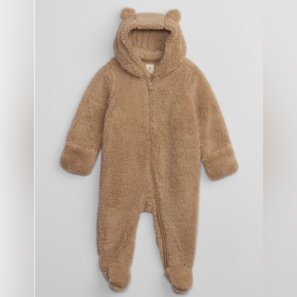 Gap baby bear Sherpa one piece 6-12m